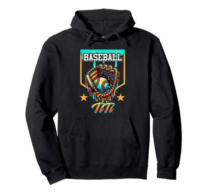 Baseball Drip Baseball Titi Ice Hoodie - Casual Everyday Wear for Adults - T-Shirt, Sweatshirt, Hoodie