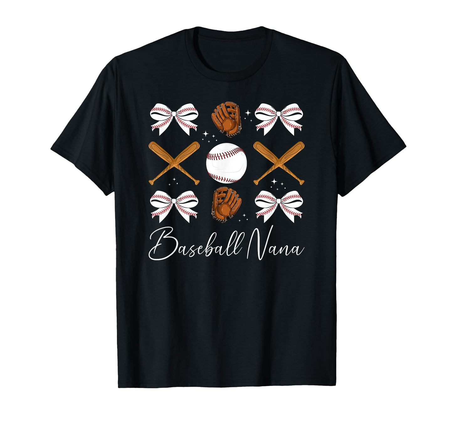 Baseball Nana Baseball Player Nana T-Shirt - Graphic Print Men Women - T-Shirt, Sweatshirt, Hoodie