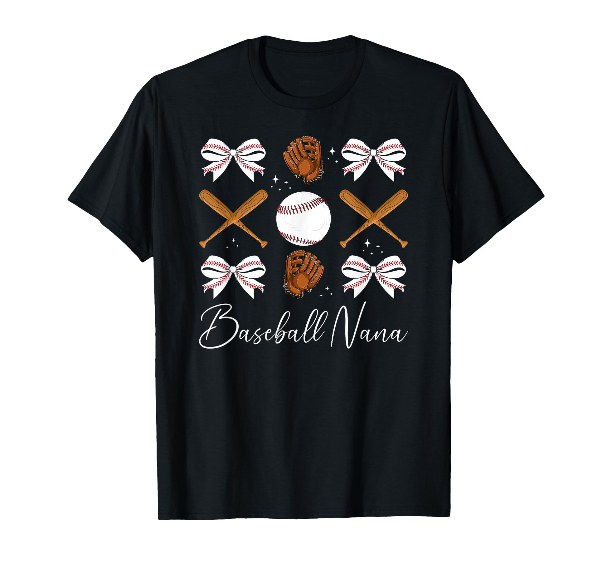 Baseball Nana Baseball Player Nana T-Shirt - Graphic Print Men Women - T-Shirt, Sweatshirt, Hoodie