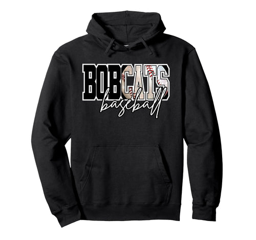 Bobcats Baseball Mom Game Day School Hoodie - Novelty Apparel Unisex - T-Shirt, Sweatshirt, Hoodie