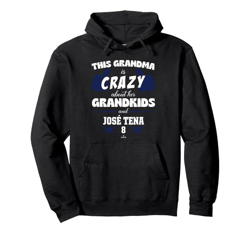 Grandma Crazy Jos Tena Washington Hoodie - Minimalist Print for Adults - T-Shirt, Sweatshirt, Hoodie