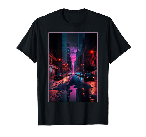 New York Vaporwave Aesthetic New York Nyc T-Shirt - Graphic Print Men Women - T-Shirt, Sweatshirt, Hoodie