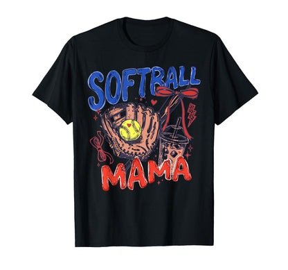Softball Moms Club Baseball Mama T-Shirt - Fun Novelty Design Men Women - T-Shirt, Sweatshirt, Hoodie