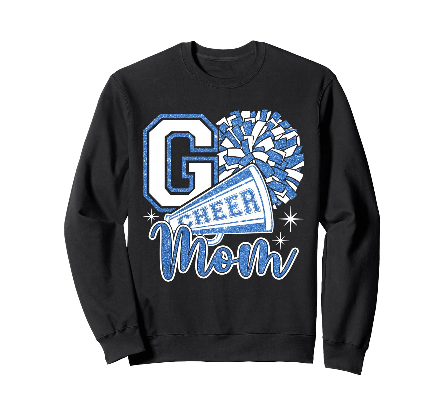 Go Cheer Mom Mama Sport Sweatshirt - Custom Art Print for Adults - T-Shirt, Sweatshirt, Hoodie