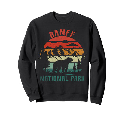 Banff National Park Canada Sweatshirt - Fun Novelty Design Men Women - T-Shirt, Sweatshirt, Hoodie