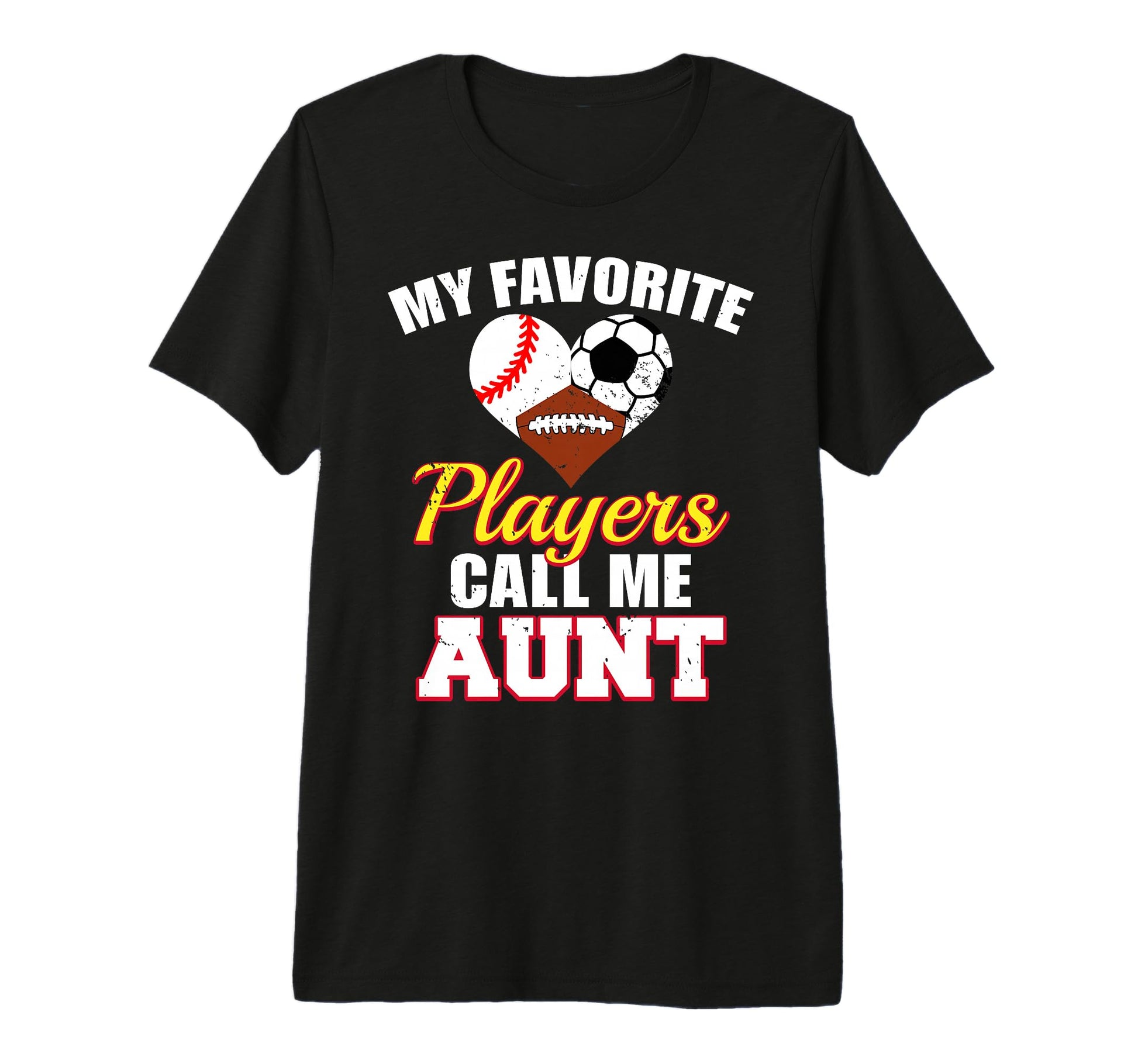 My Favorite Baseball Soccer Football T-Shirt - Unique Graphic Unisex - T-Shirt, Sweatshirt, Hoodie