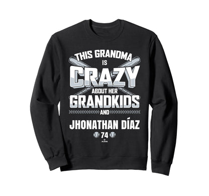 Grandma Crazy Jhonathan D Az Seattle Sweatshirt - Trendy Graphic Unisex - T-Shirt, Sweatshirt, Hoodie
