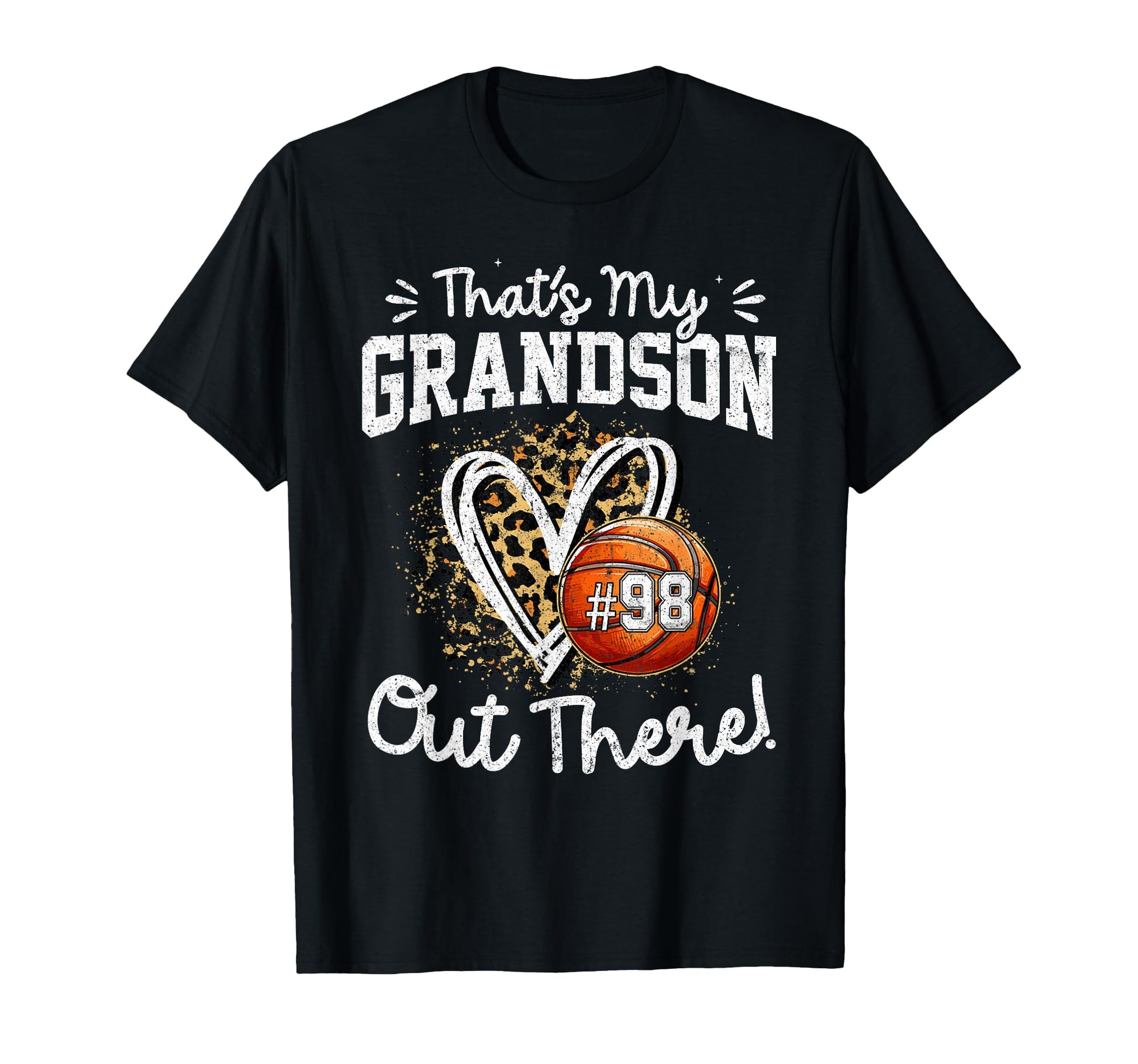 Thats My Grandson Out There Number 98 T-Shirt - Trendy Graphic for Adults - T-Shirt, Sweatshirt, Hoodie