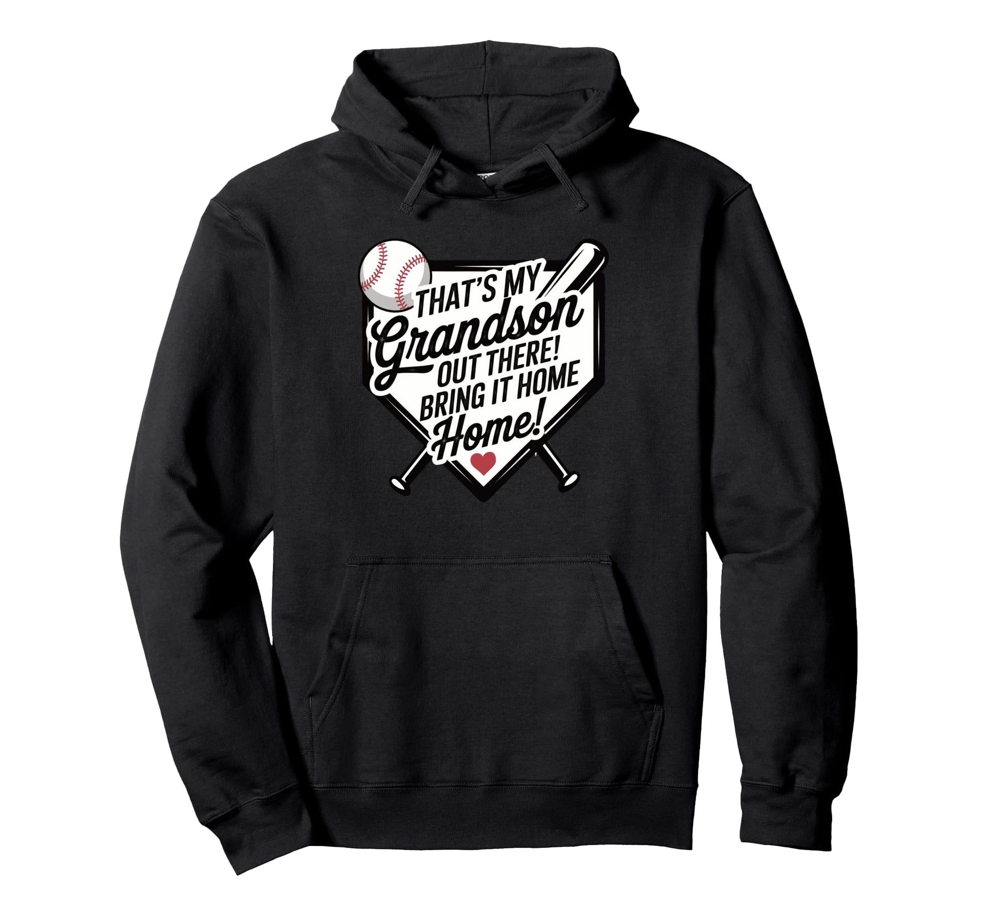 Baseball Grandma Bring It Home Proud Hoodie - Custom Art Print Unisex - T-Shirt, Sweatshirt, Hoodie