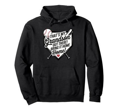 Baseball Grandma Bring It Home Proud Hoodie - Custom Art Print Unisex - T-Shirt, Sweatshirt, Hoodie