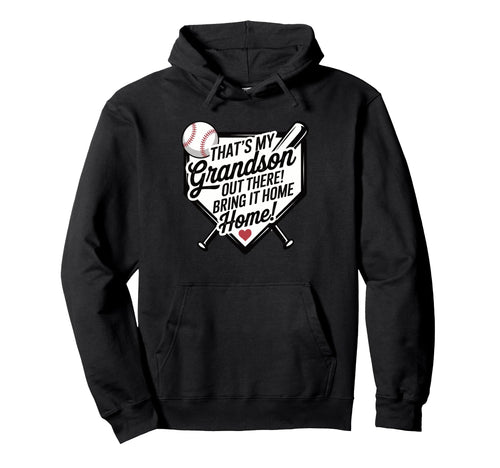 Baseball Grandma Bring It Home Proud Hoodie - Custom Art Print Unisex - T-Shirt, Sweatshirt, Hoodie