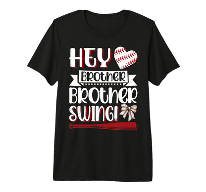 Hey Brother Brother Swing Tri Blend T-Shirt - Minimalist Print Men Women - T-Shirt, Sweatshirt, Hoodie
