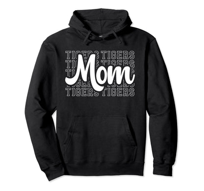 Tigers Game Mascot Day Football Tigers Mom Hoodie - Minimalist Print Unisex - T-Shirt, Sweatshirt, Hoodie