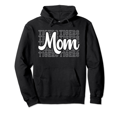 Tigers Game Mascot Day Football Tigers Mom Hoodie - Minimalist Print Unisex - T-Shirt, Sweatshirt, Hoodie