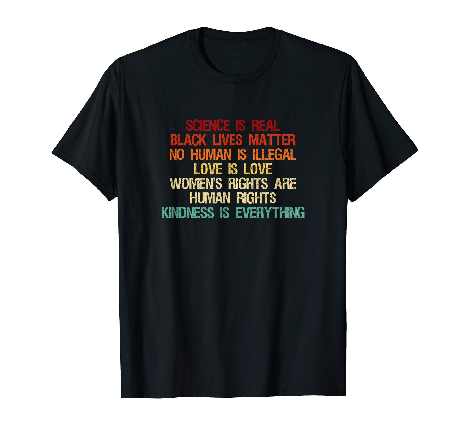 Science Is Real Black Lives Matter Lgbt T-Shirt - Graphic Print for Adults - T-Shirt, Sweatshirt, Hoodie