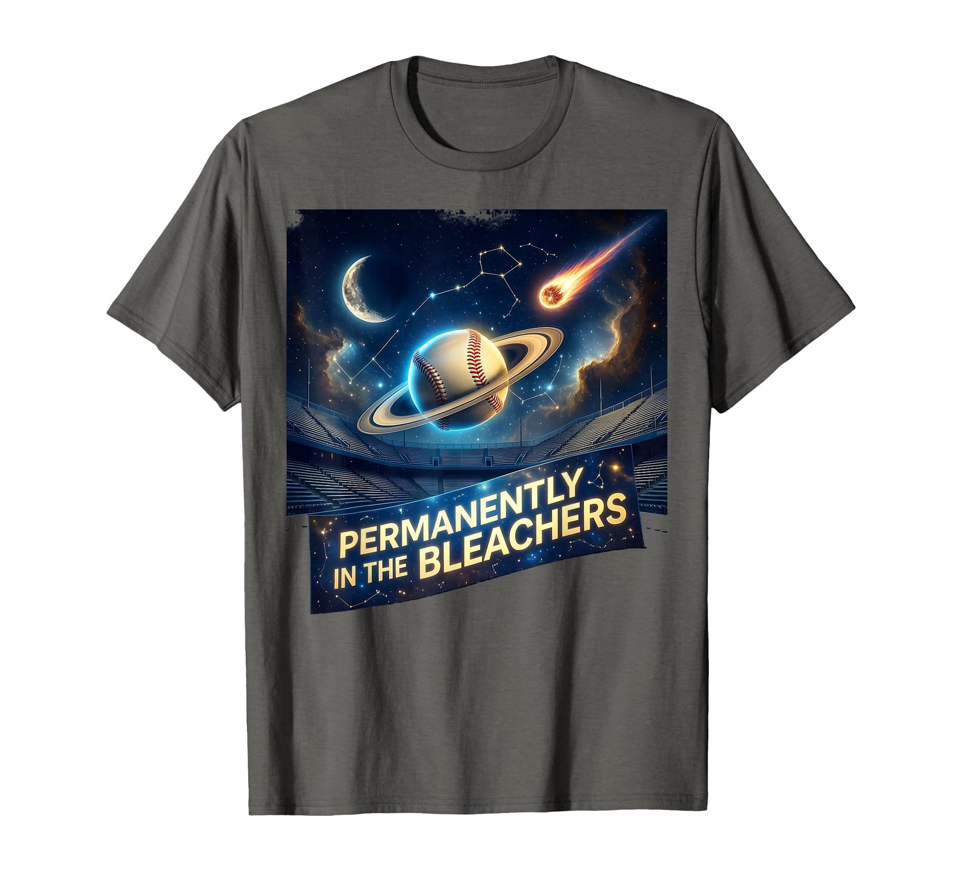 Permanently Bleachers Baseball Mom T-Shirt - Novelty Apparel Men Women - T-Shirt, Sweatshirt, Hoodie