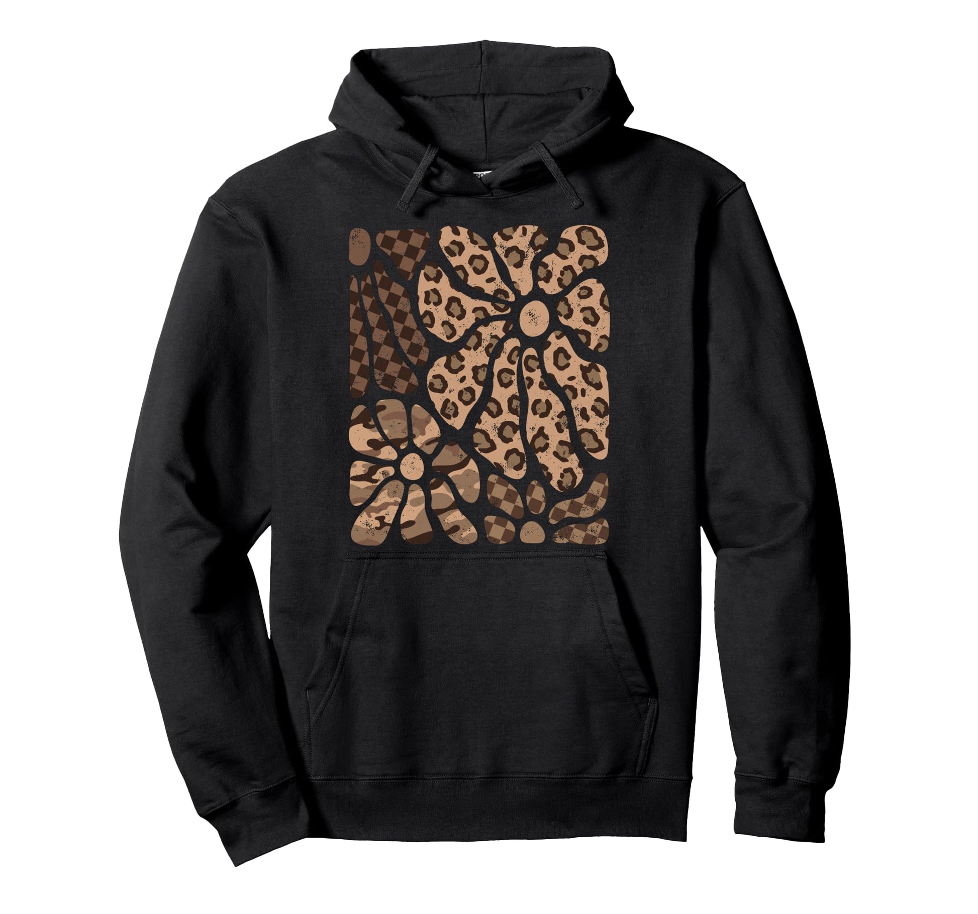 Floral Boho Wildflowers Western Camo Hoodie - Custom Art Print Unisex - T-Shirt, Sweatshirt, Hoodie