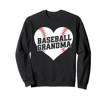 Grandmother Baseball Grandma Sweatshirt - Novelty Apparel Unisex - T-Shirt, Sweatshirt, Hoodie