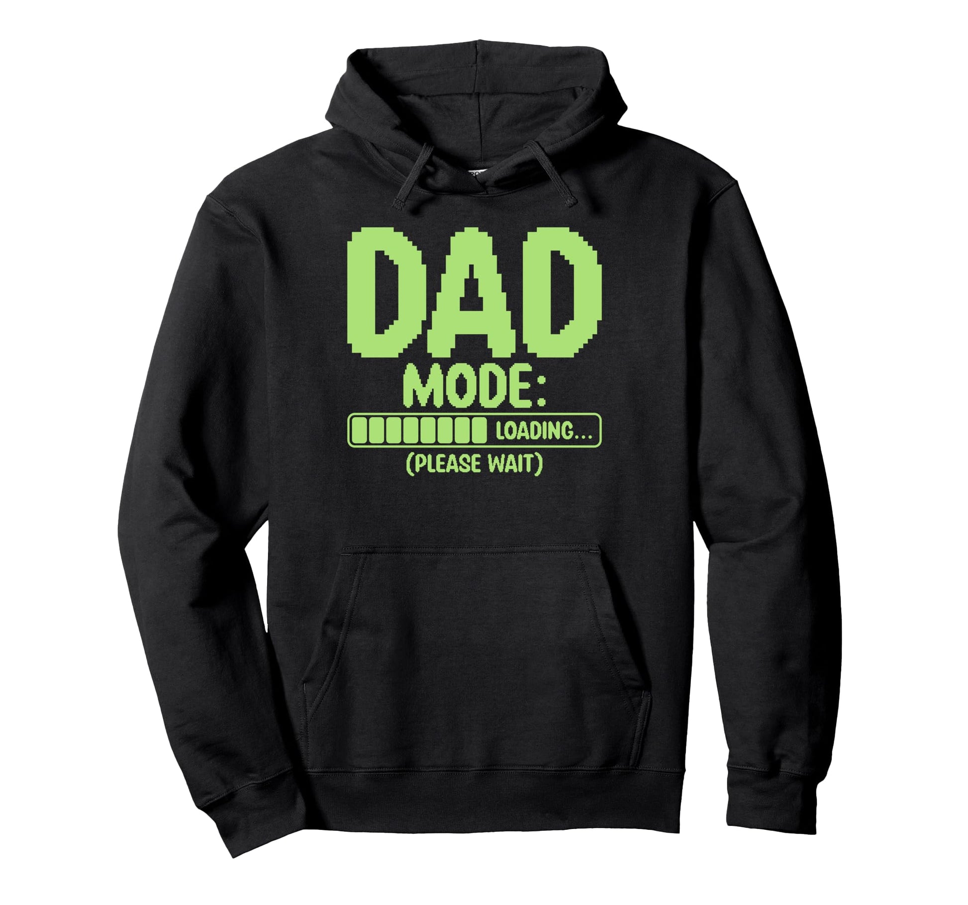 Funny Dad Mode Loading New Dad Daddy Hoodie - Minimalist Print for Adults - T-Shirt, Sweatshirt, Hoodie