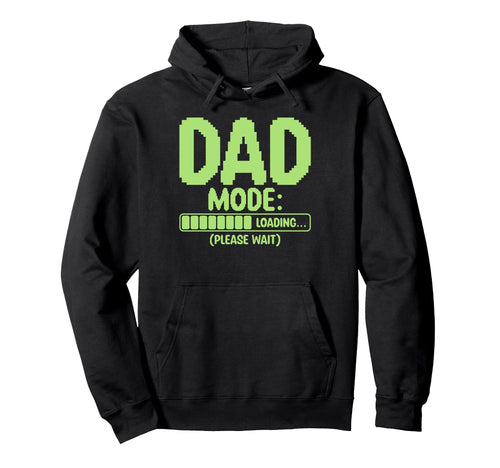 Funny Dad Mode Loading New Dad Daddy Hoodie - Minimalist Print for Adults - T-Shirt, Sweatshirt, Hoodie