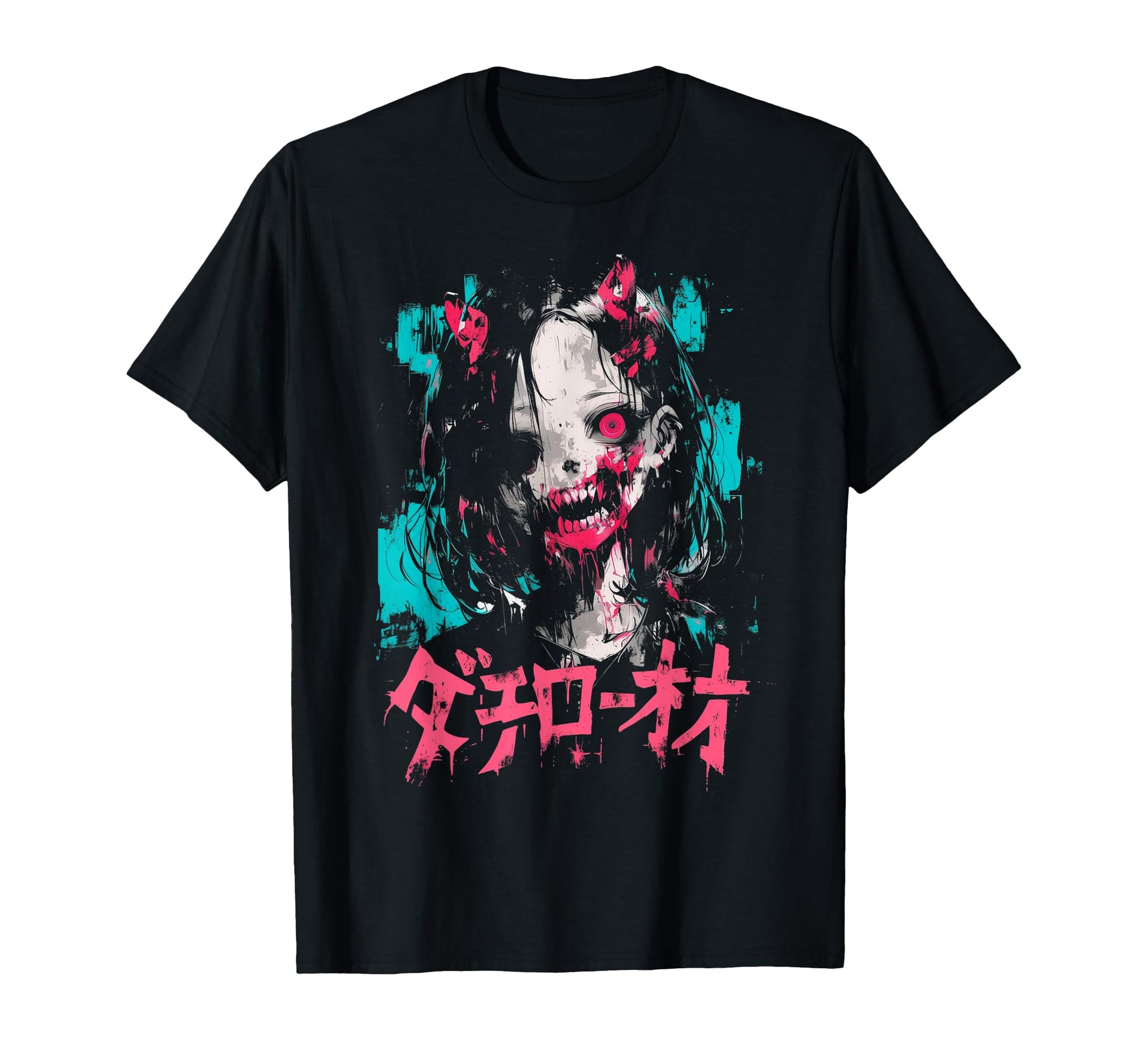 Goth Grunge Demon Anime Waifu Horror Alt T-Shirt - Trendy Graphic Unisex - T-Shirt, Sweatshirt, Hoodie