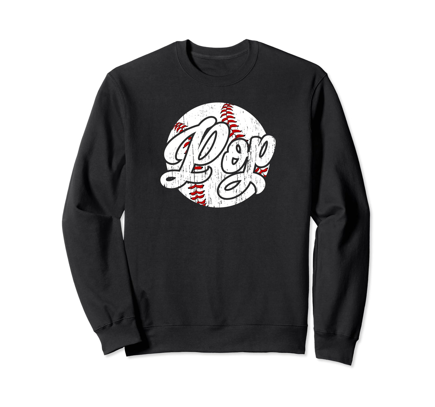 Pop Proud Baseball Pop Sweatshirt - Casual Everyday Wear Men Women - T-Shirt, Sweatshirt, Hoodie