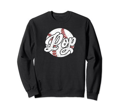 Pop Proud Baseball Pop Sweatshirt - Casual Everyday Wear Men Women - T-Shirt, Sweatshirt, Hoodie