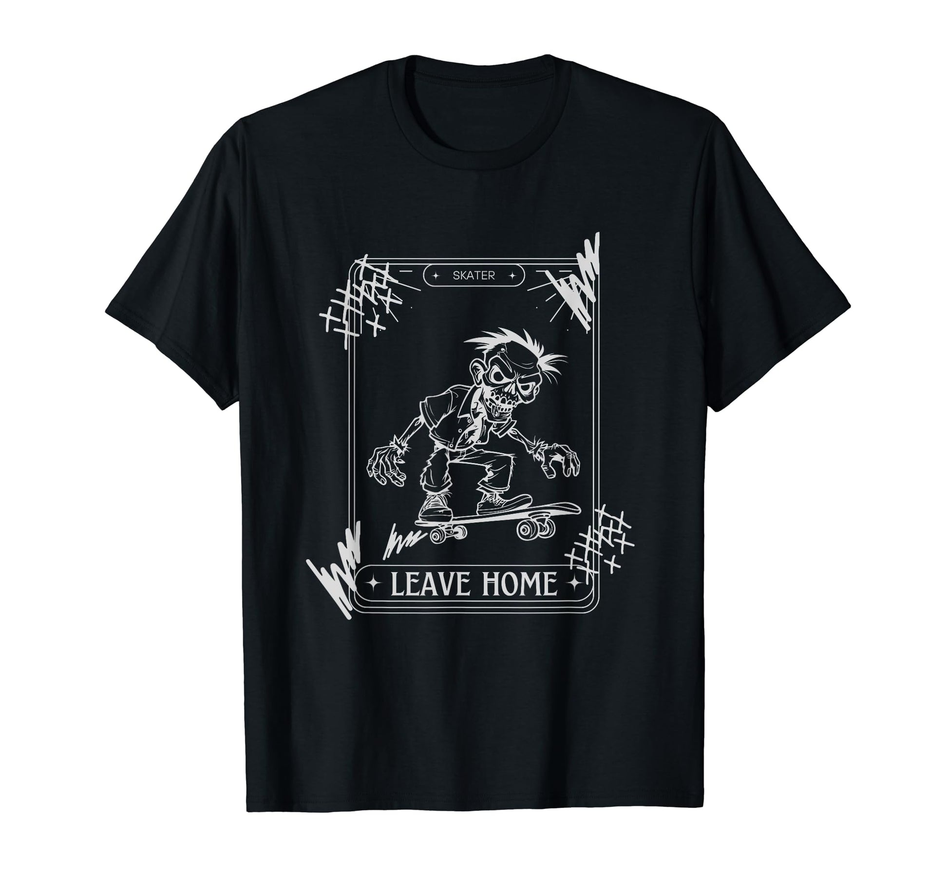 90S Grunge Skateboard Punk Rocker T-Shirt - Graphic Print Men Women - T-Shirt, Sweatshirt, Hoodie