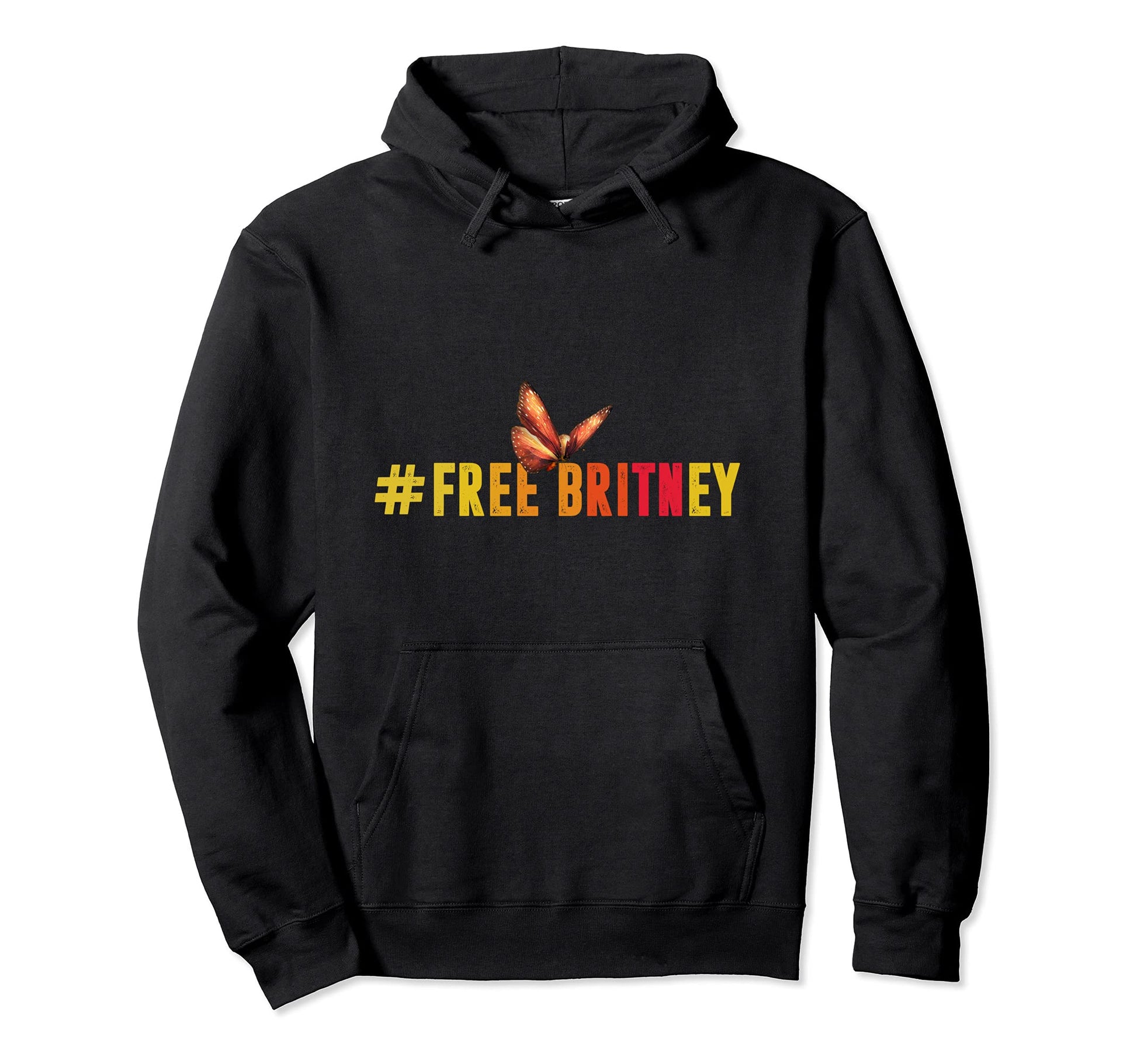 Free Britney Save Butterfly Rainbow Hoodie - Minimalist Print Men Women - T-Shirt, Sweatshirt, Hoodie
