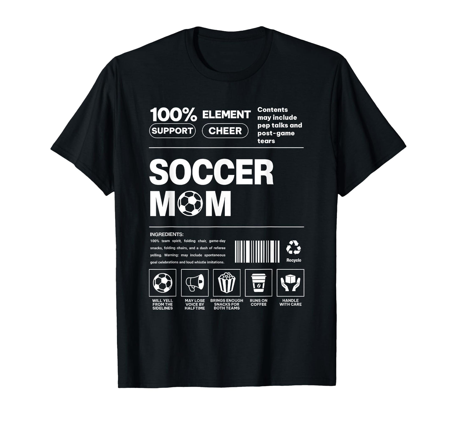 Funny Soccer Mom Mothers Day T-Shirt - Aesthetic Graphic Men Women - T-Shirt, Sweatshirt, Hoodie