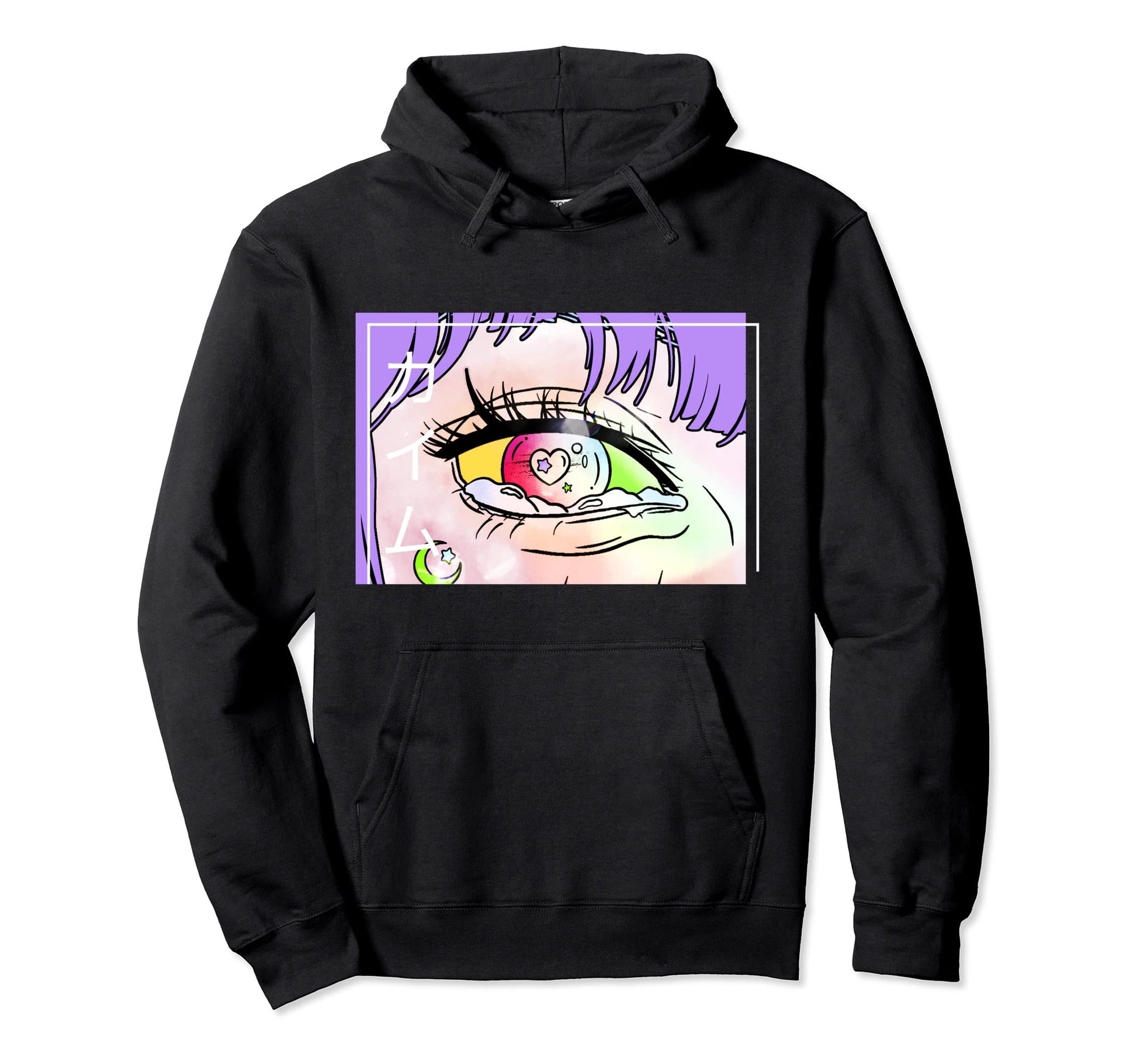Sad Aesthetic Vaporwave Goth Manga Hoodie - Unique Graphic for Adults - T-Shirt, Sweatshirt, Hoodie