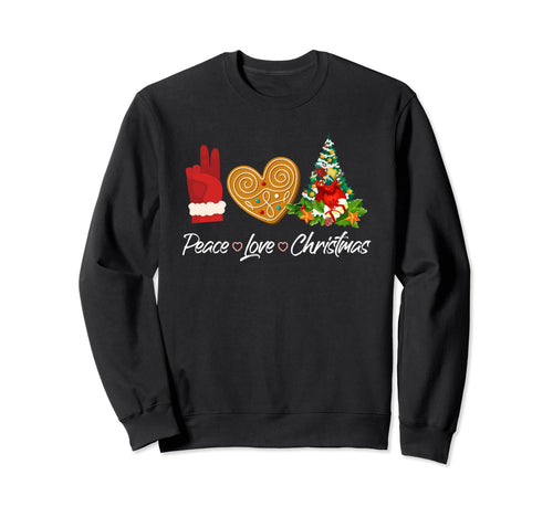 Peace Love Lover Sweatshirt - Minimalist Print Men Women - T-Shirt, Sweatshirt, Hoodie