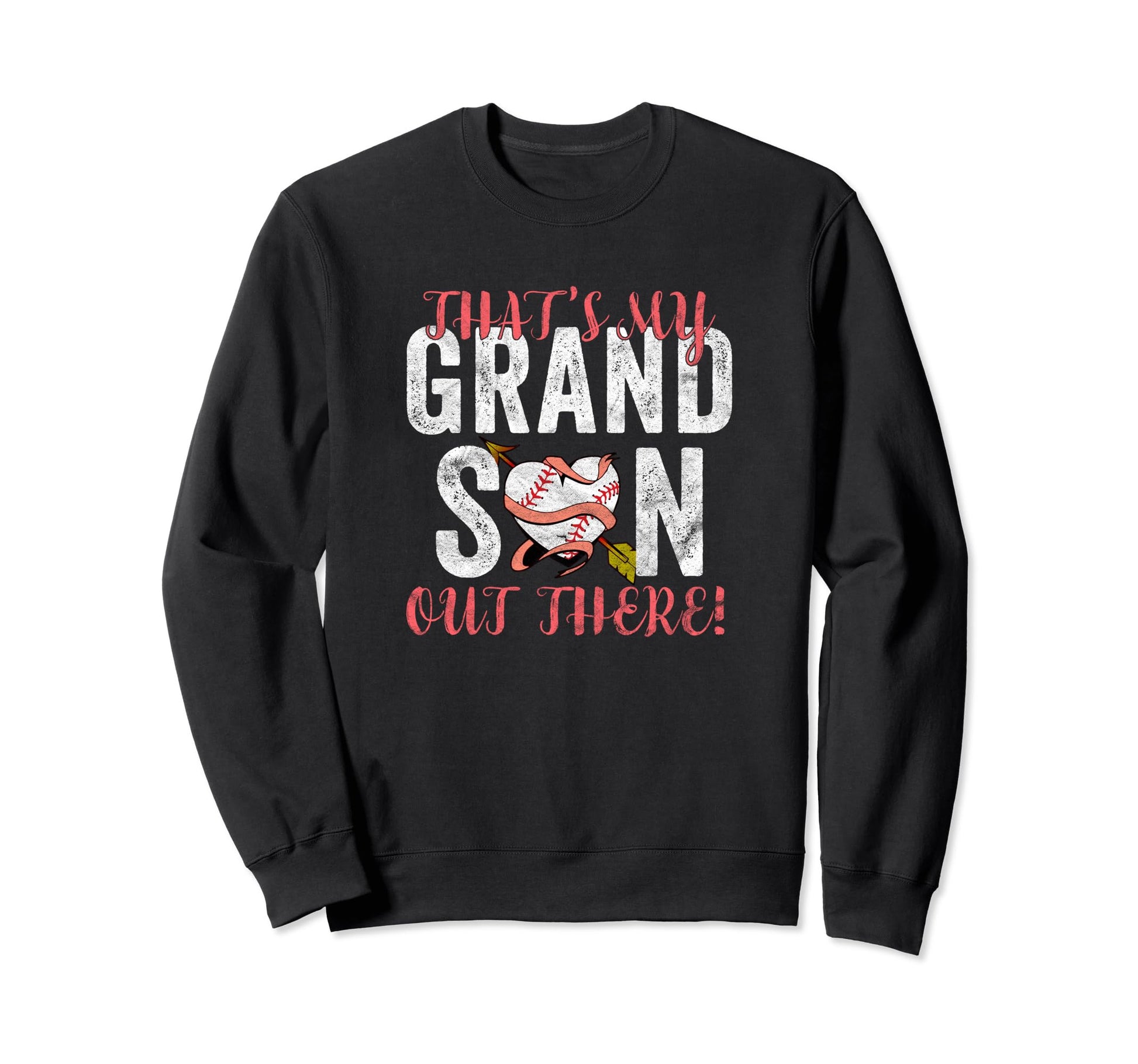 Thats My Grandson Baseball Grandma Sweatshirt - Minimalist Print Unisex - T-Shirt, Sweatshirt, Hoodie
