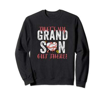 Thats My Grandson Baseball Grandma Sweatshirt - Minimalist Print Unisex - T-Shirt, Sweatshirt, Hoodie