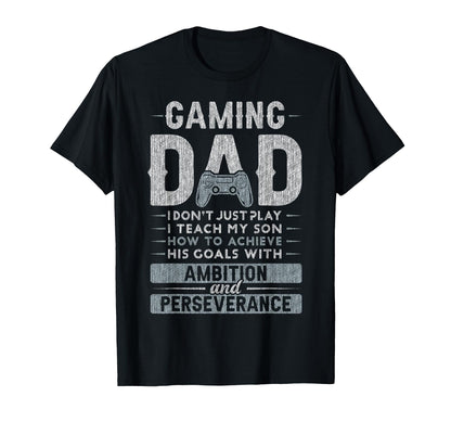 Gaming Dad Father Son Fathers Day Video T-Shirt - Streetwear Style Unisex - T-Shirt, Sweatshirt, Hoodie