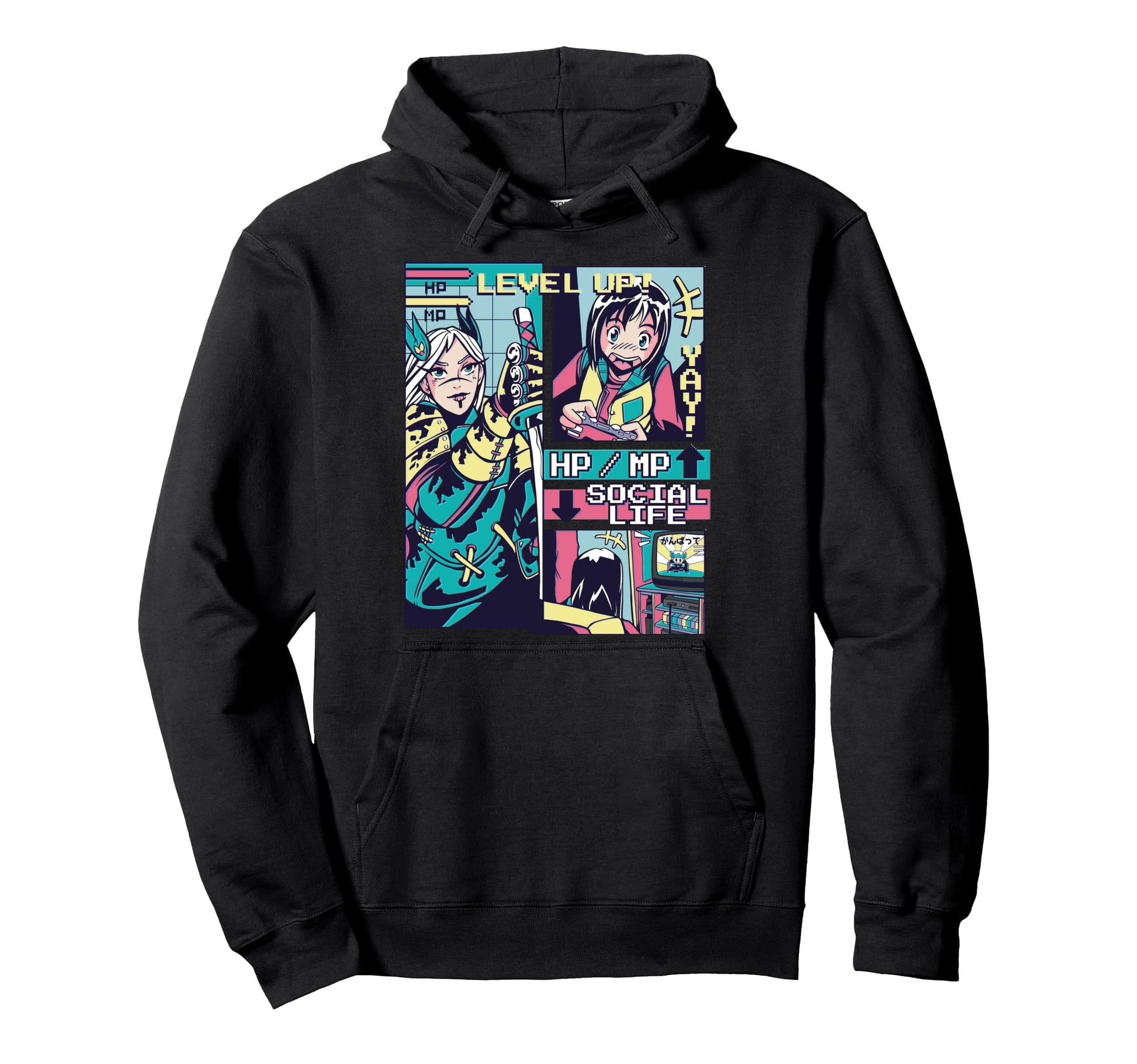 Vaporwave Anime Comic Aesthetic Hoodie - Streetwear Style Men Women - T-Shirt, Sweatshirt, Hoodie