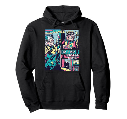Vaporwave Anime Comic Aesthetic Hoodie - Streetwear Style Men Women - T-Shirt, Sweatshirt, Hoodie