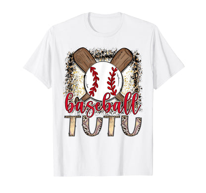 Baseball Tutu Leopard Proud Ball Tutu T-Shirt - Streetwear Style Unisex - T-Shirt, Sweatshirt, Hoodie