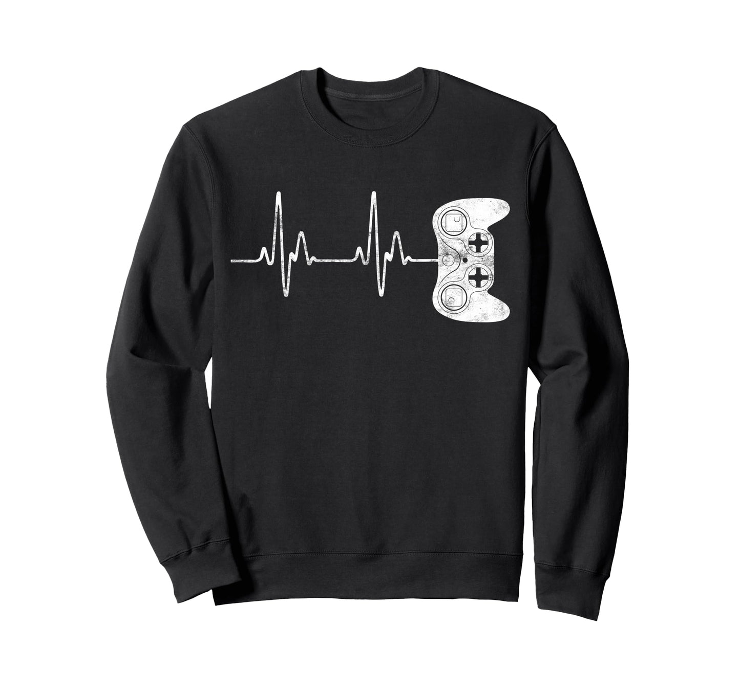 Gamer Heartbeat Young Teen Sweatshirt - Fun Novelty Design Men Women - T-Shirt, Sweatshirt, Hoodie