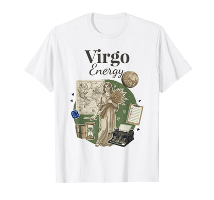 Virgo Energy Zodiac Birthday Y2K Aesthetic T-Shirt - Unique Graphic Unisex - T-Shirt, Sweatshirt, Hoodie