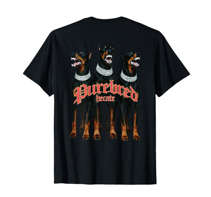 Doberman Dog Streetwear Urban Hip T-Shirt - Minimalist Print for Adults - T-Shirt, Sweatshirt, Hoodie
