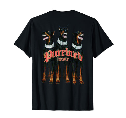 Doberman Dog Streetwear Urban Hip T-Shirt - Minimalist Print for Adults - T-Shirt, Sweatshirt, Hoodie