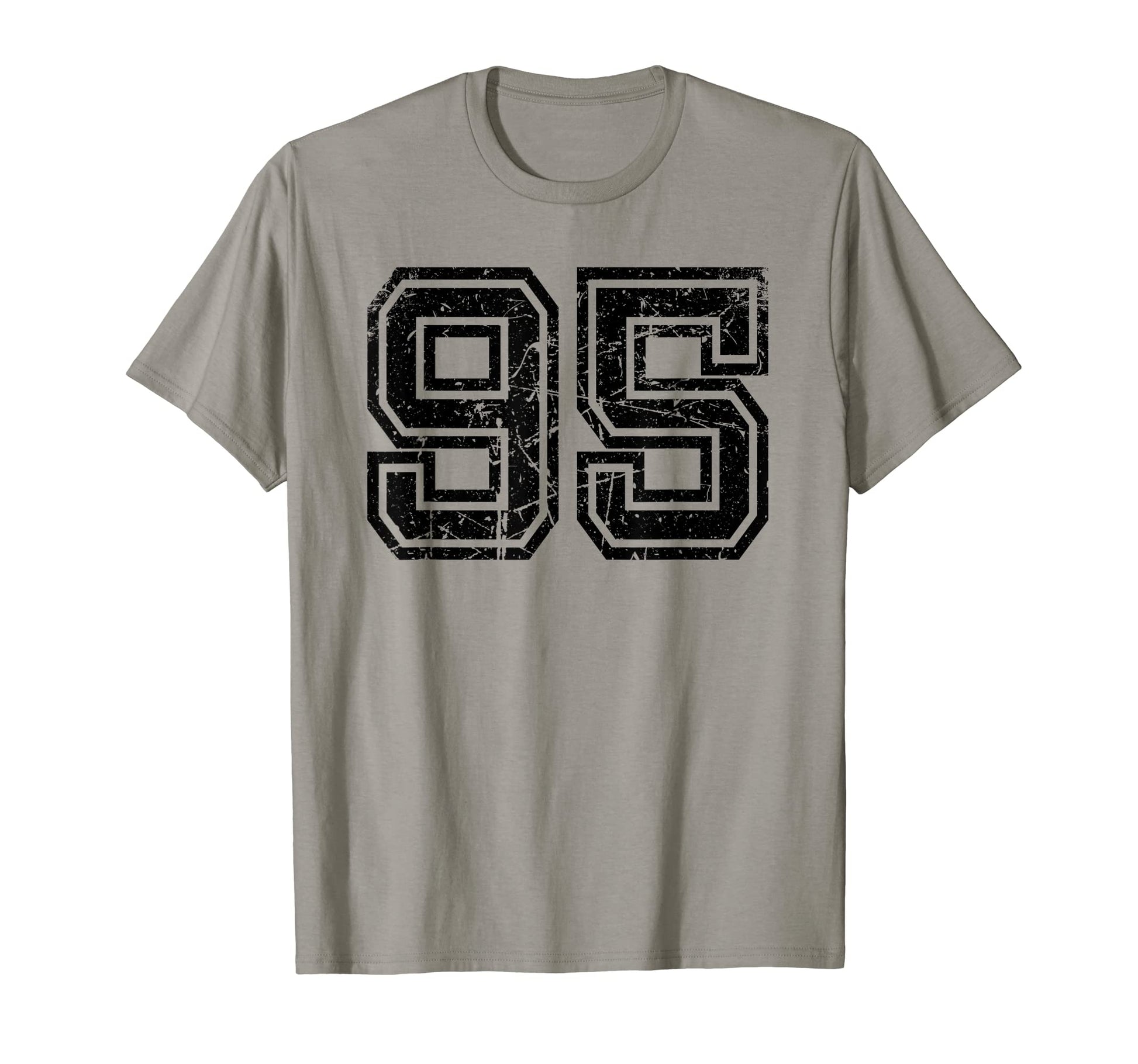 Number 95 Sports Jersey Varsity Lucky T-Shirt - Novelty Apparel Unisex - T-Shirt, Sweatshirt, Hoodie