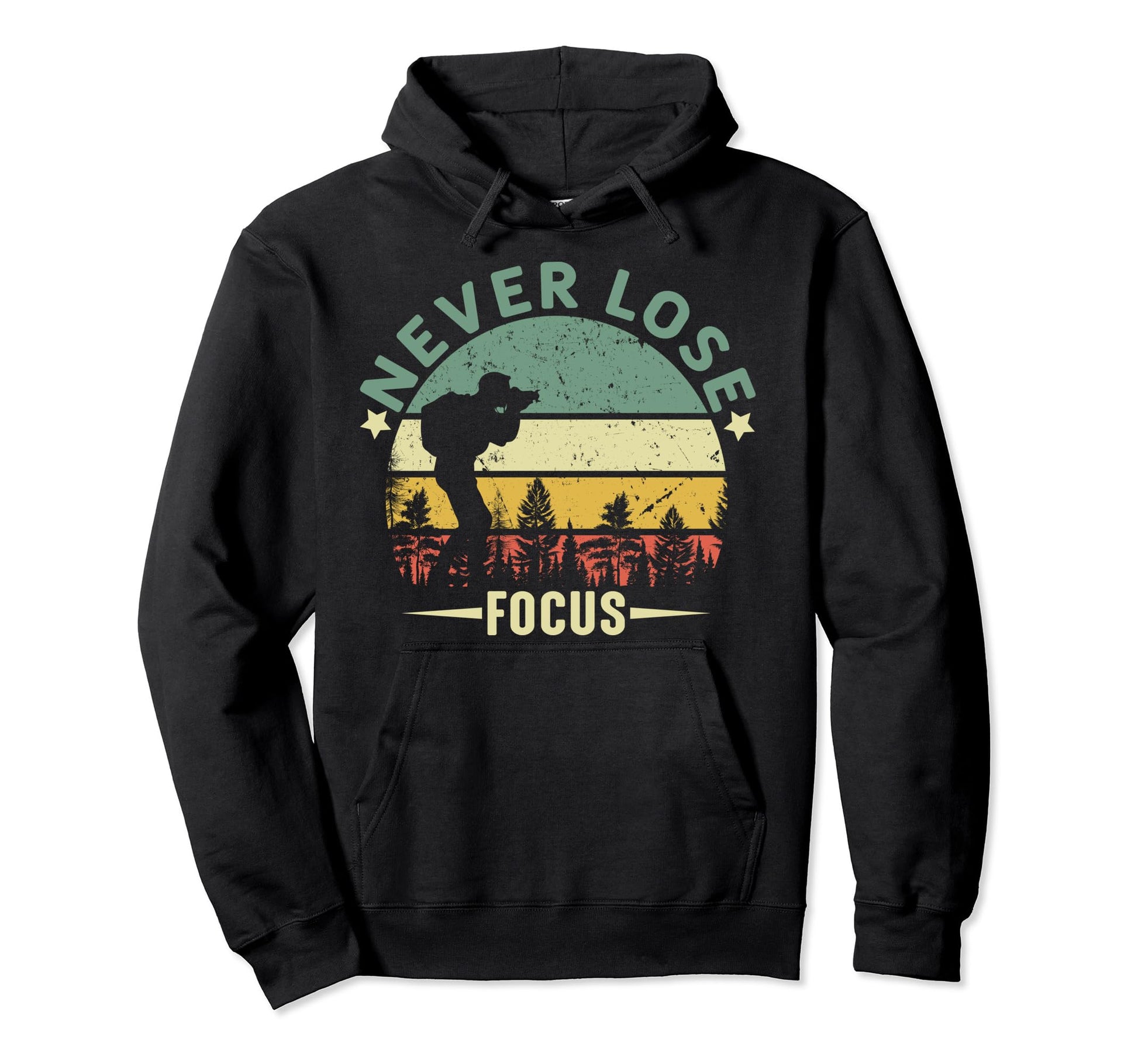 Funny Photographer Camera Never Loose Hoodie - Streetwear Style Unisex - T-Shirt, Sweatshirt, Hoodie