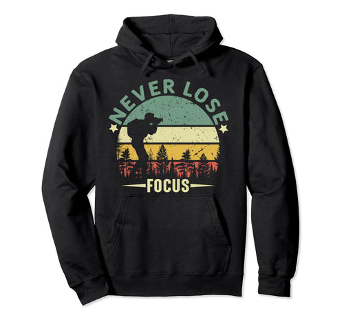 Funny Photographer Camera Never Loose Hoodie - Streetwear Style Unisex - T-Shirt, Sweatshirt, Hoodie