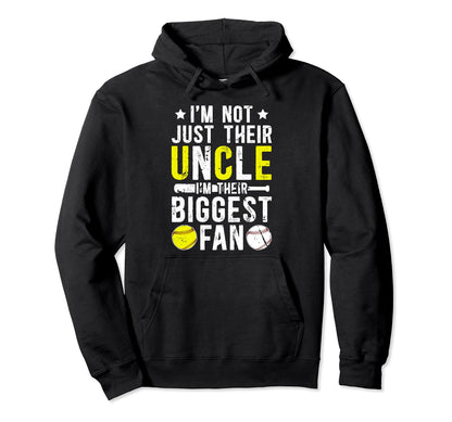 Their Biggest Fan Baseball Hoodie - Casual Everyday Wear for Adults - T-Shirt, Sweatshirt, Hoodie
