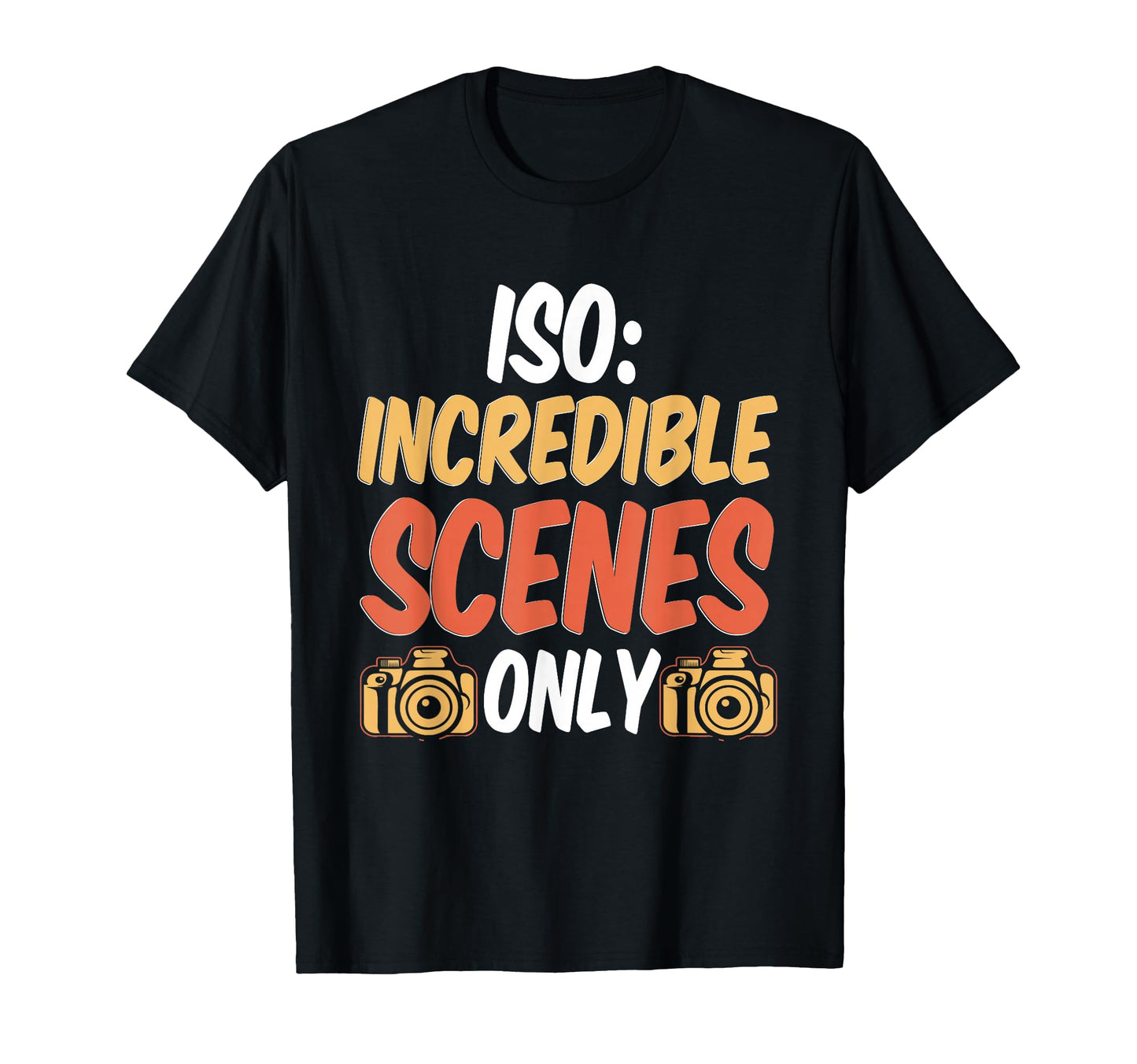 Photo Camera Photographer Flash People T-Shirt - Custom Art Print Unisex - T-Shirt, Sweatshirt, Hoodie