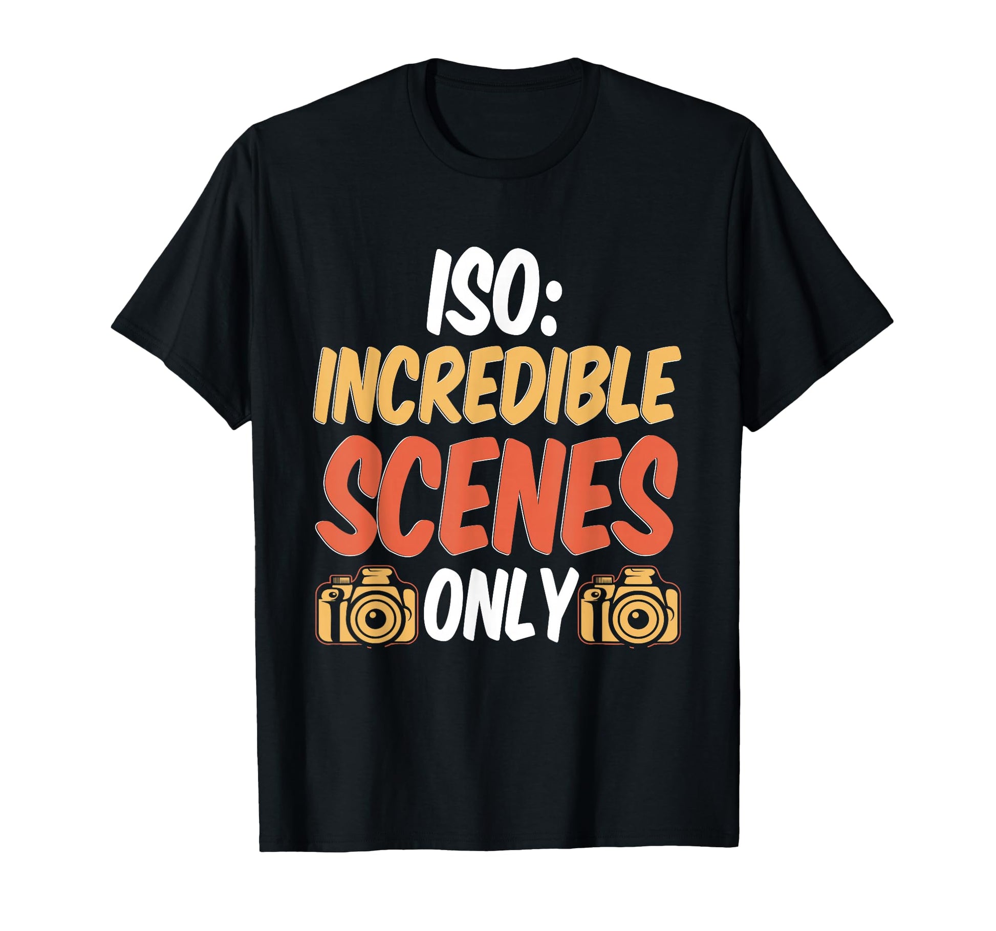 Photo Camera Photographer Flash People T-Shirt - Custom Art Print Unisex - T-Shirt, Sweatshirt, Hoodie