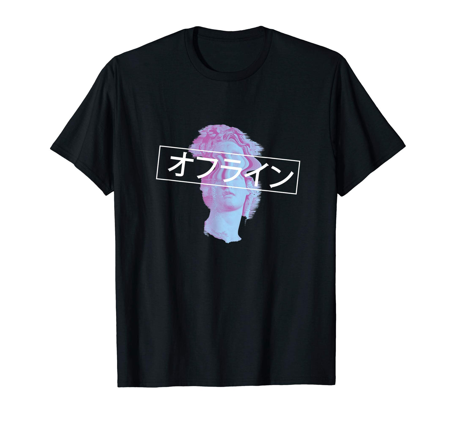 Glitch Japanese Retrowave Synthwave T-Shirt - Streetwear Style for Adults - T-Shirt, Sweatshirt, Hoodie