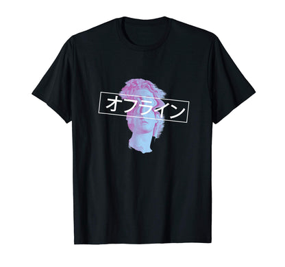 Glitch Japanese Retrowave Synthwave T-Shirt - Streetwear Style for Adults - T-Shirt, Sweatshirt, Hoodie